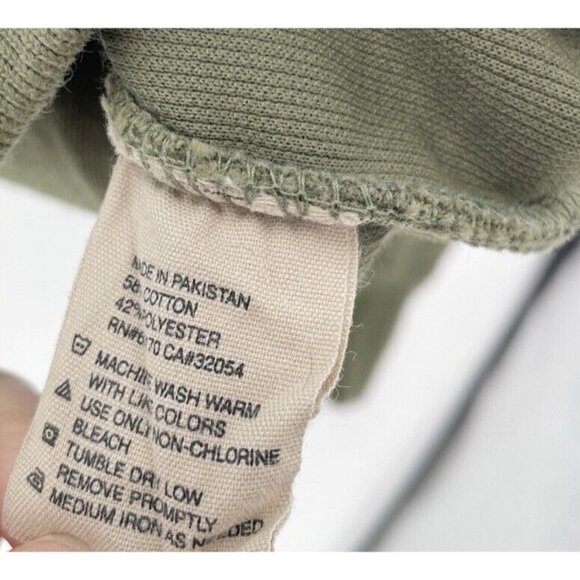 All-Son Brand Men’s Olive Green Military Style Jacket Size Small Normcore Preppy - Picture 8 of 10